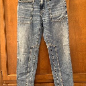 Pilcro Relaxed Fit Blue Jeans